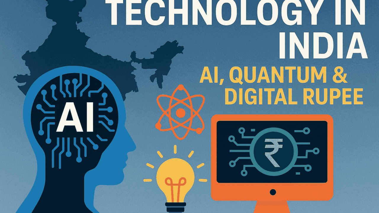 Top 10 Trending Technologies in India 2025 – AI, Quantum & Digital Rupee